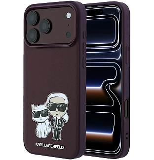 قاب کارل لاگرفلد Karl Lagerfel Smooth MagSafe PU Karl & Choupette Bodies Sketch